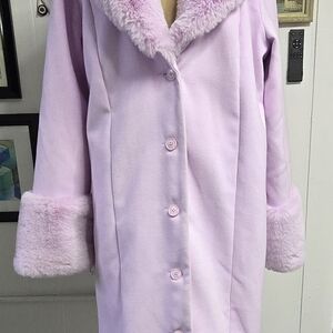 Wild Fable Light Purple Faux Fur Jacket